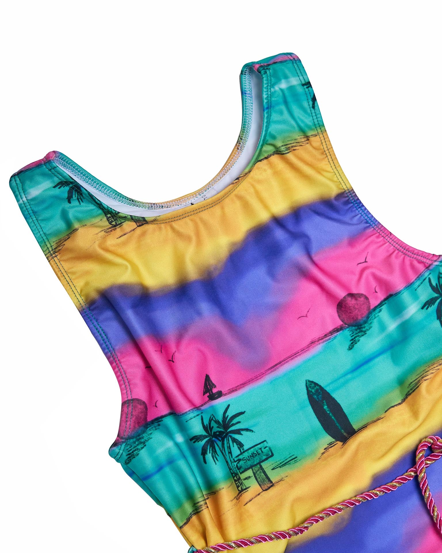 T-Back Belted One Piece (Camp Cove Print) - Image 5