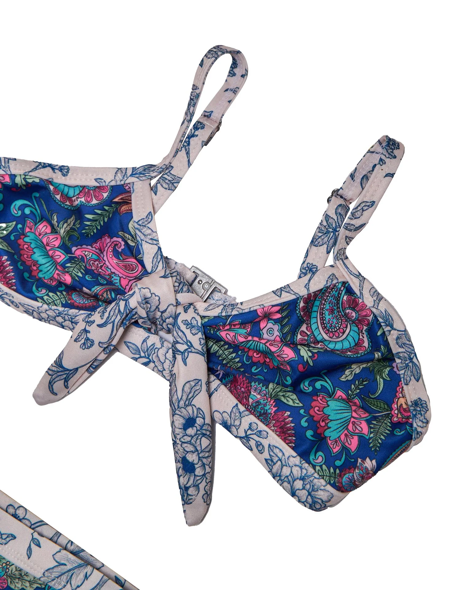 Girls 3 Piece Swim Set (River Print) - Image 7